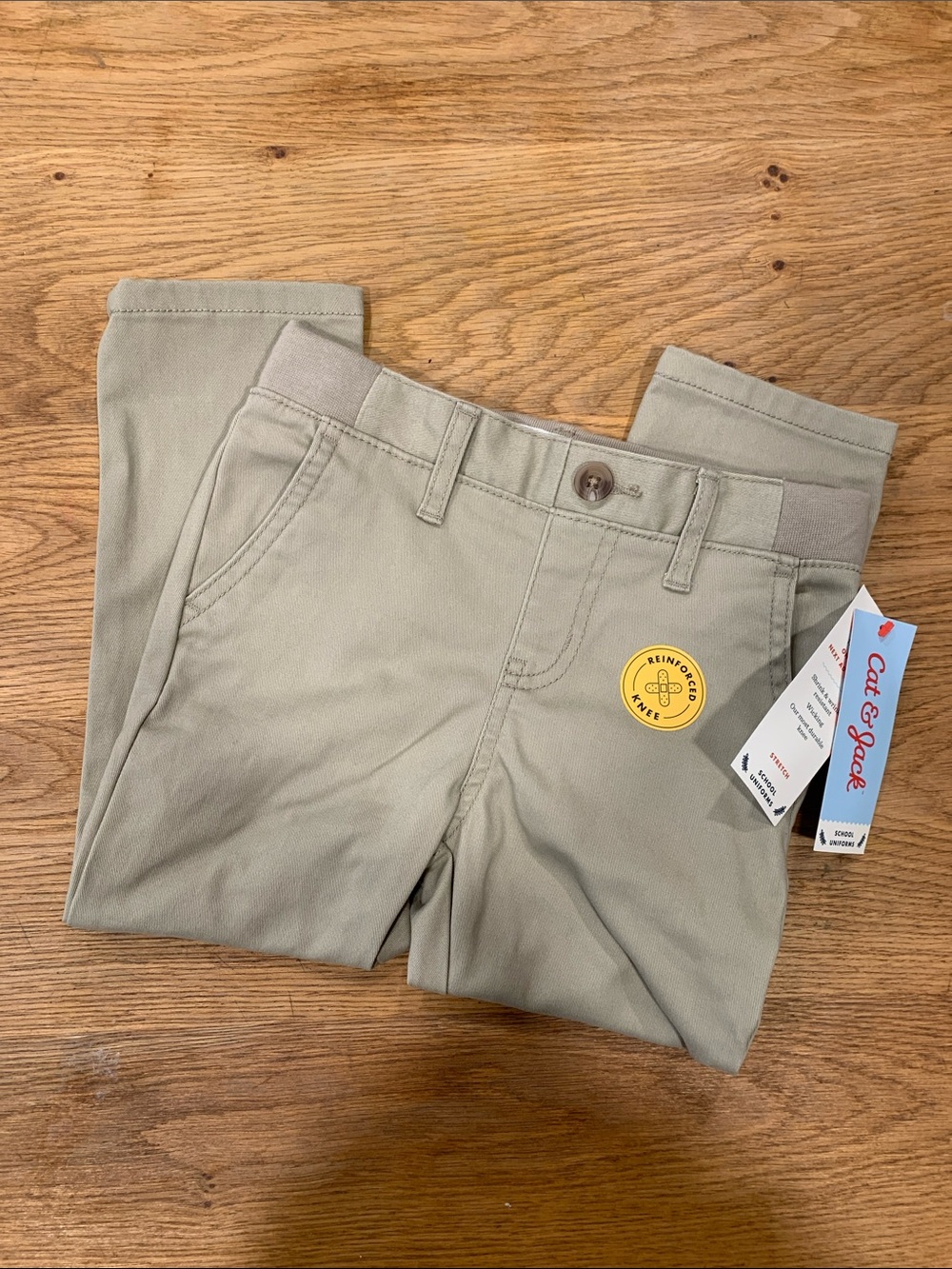 Cat & Jack Khaki/Tan Kids Pull-On Chino Pants